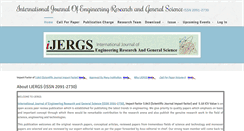 Desktop Screenshot of ijergs.org