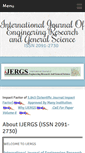 Mobile Screenshot of ijergs.org
