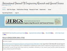Tablet Screenshot of ijergs.org